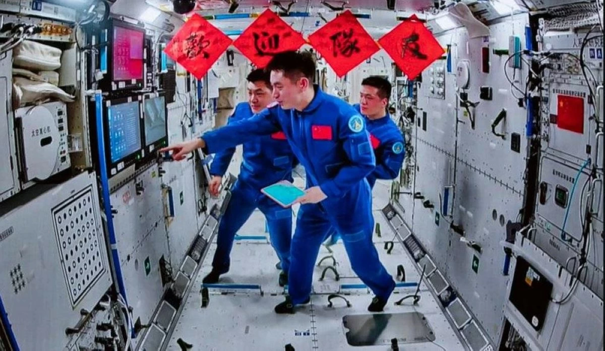 اخبار التكنولوجيا – إجراء تدريبات وتجارب متقدمة لرواد الفضاء على متن المحطة الفضائية الصينية