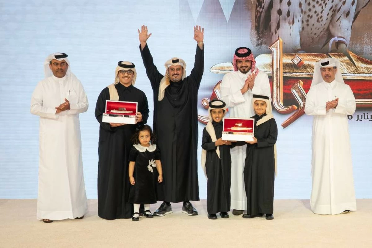 الشيخ جوعان يتوّج الفائزين ببطولة مزايين في ختام مهرجان “مرمي 2026”