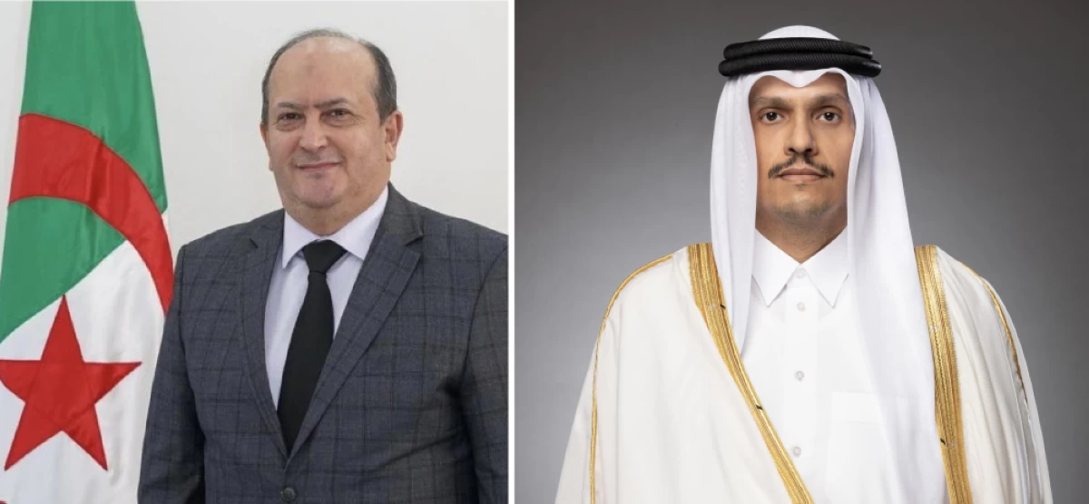 رئيس مجلس الوزراء وزير الخارجية يتلقى اتصالا هاتفيا من رئيس الوزراء الجزائري