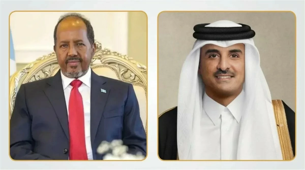 سمو الأمير يتلقى اتصالا هاتفيا من الرئيس الصومالي