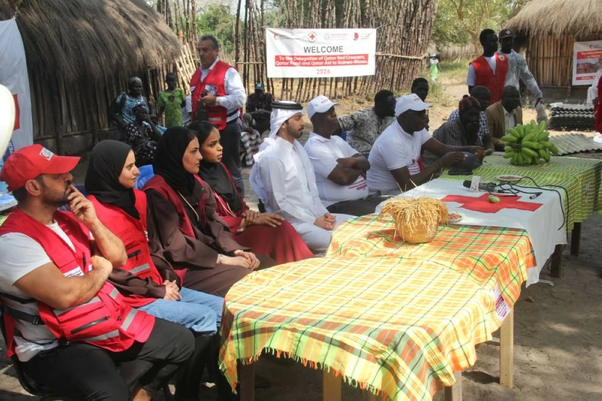 صندوق قطر للتنمية والهلال الأحمر القطري يزوران غينيا بيساو
