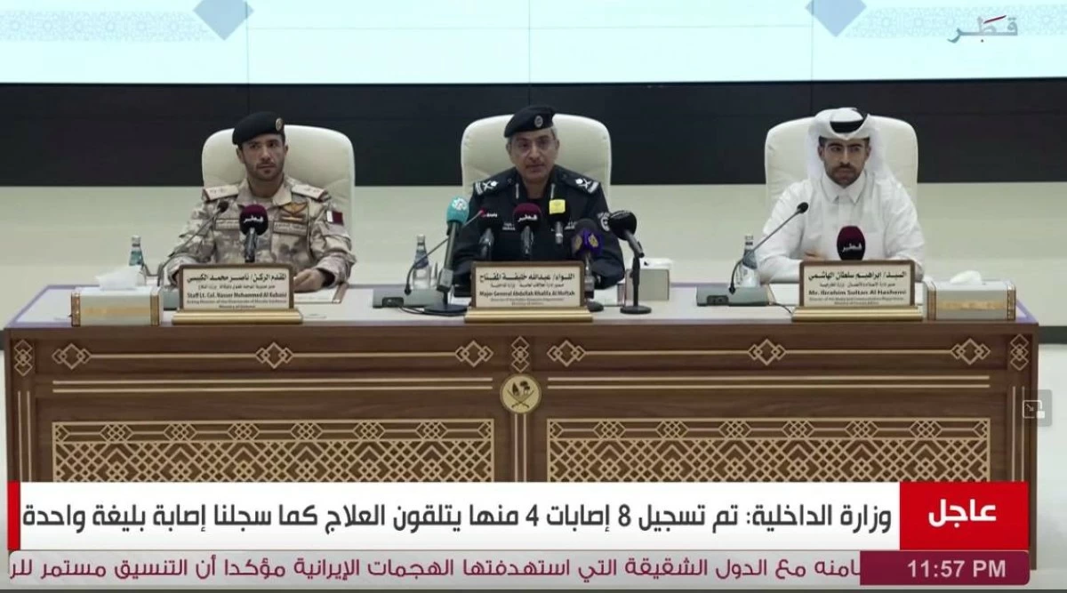 ونجحت القوات المسلحة في التصدي للموجات الصاروخية الإيرانية دون وقوع إصابات