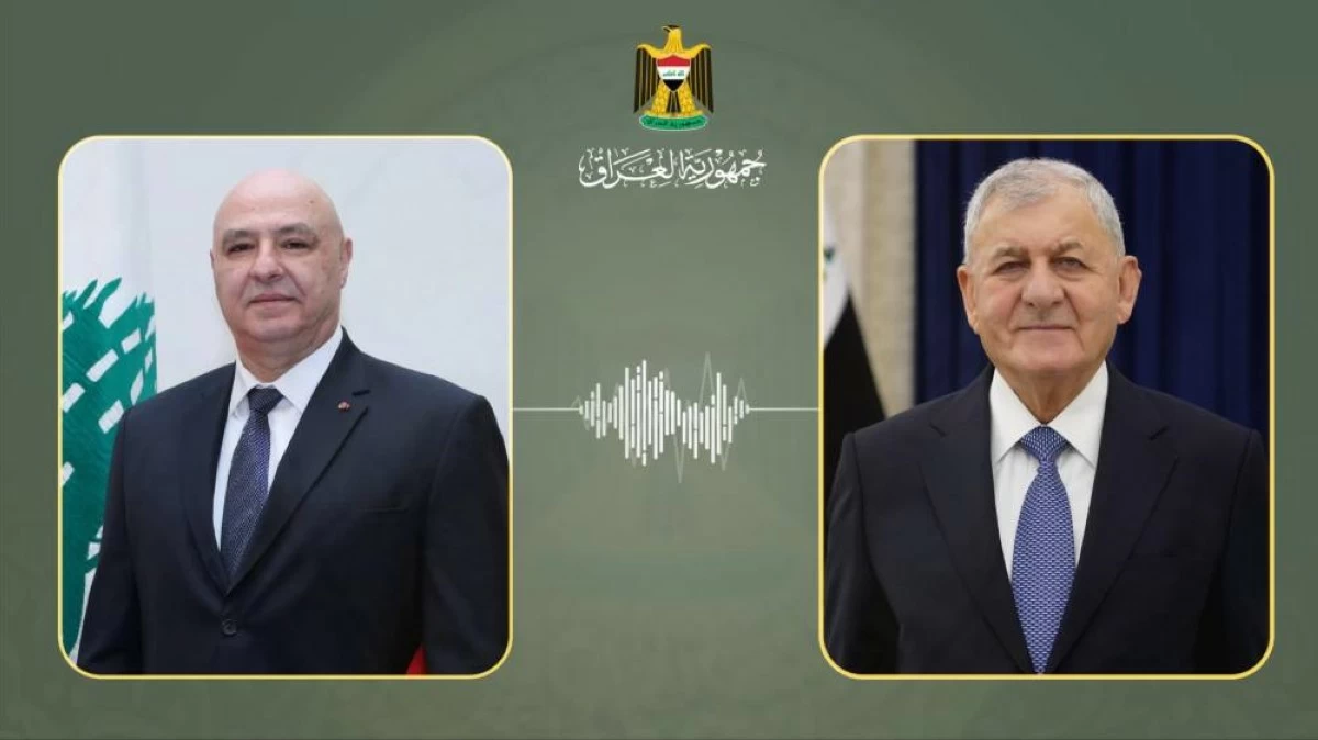 الرئيس اللبناني يبحث هاتفيا مع الرئيس العراقي الوضع الراهن في المنطقة