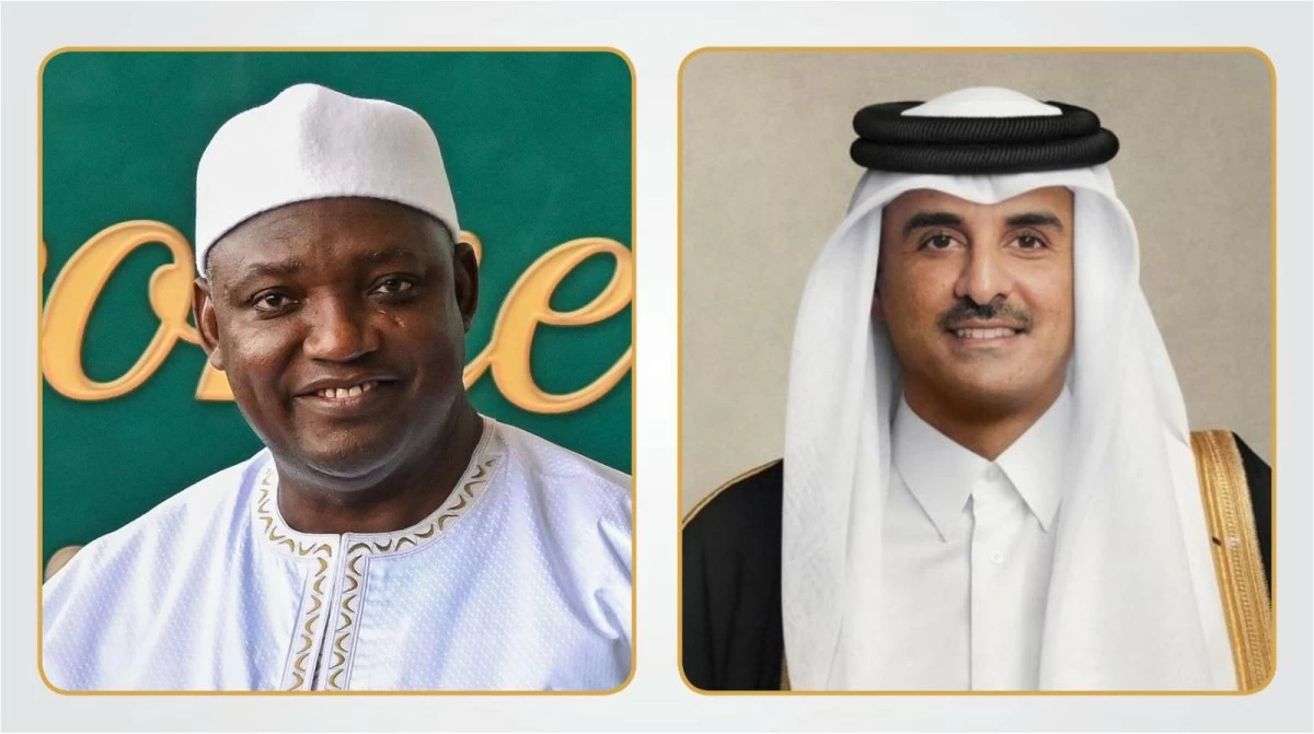 سمو الأمير يتلقى اتصالا هاتفيا من الرئيس الغامبي