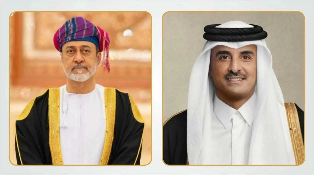 سموه يجري اتصالاً هاتفياً بسلطان عمان