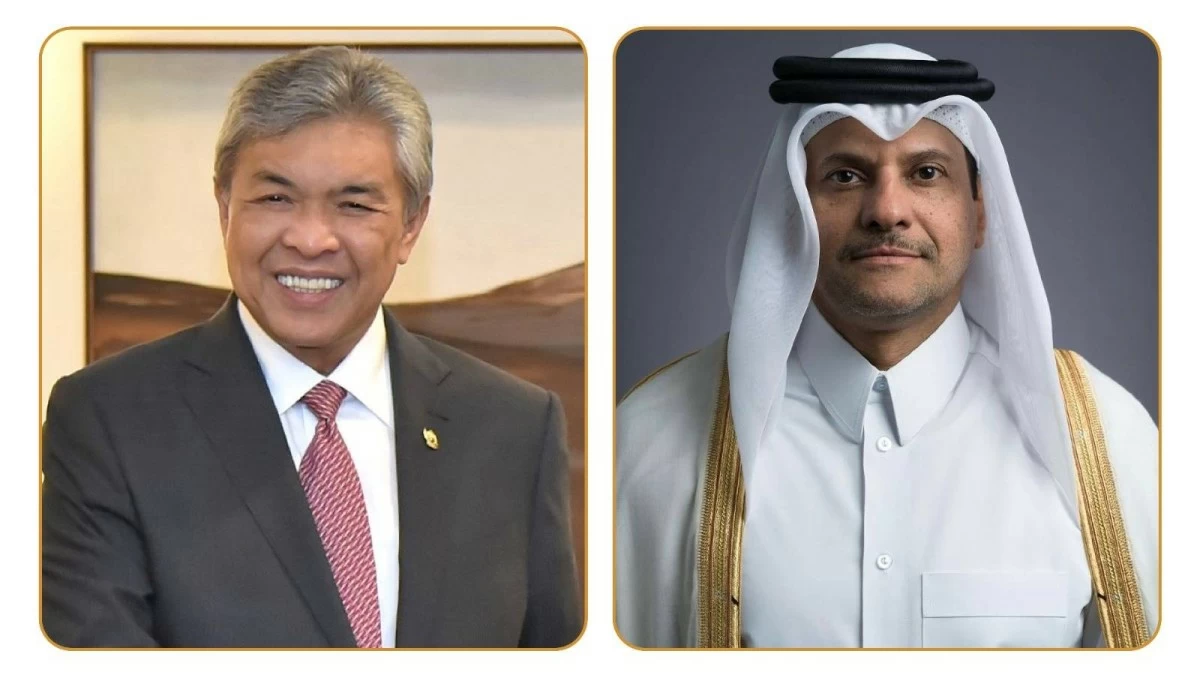 نائب رئيس مجلس الوزراء وزير الدولة لشؤون الدفاع يتلقى اتصالاً هاتفياً من نائب رئيس الوزراء وزير التنمية الريفية والحضرية الماليزي