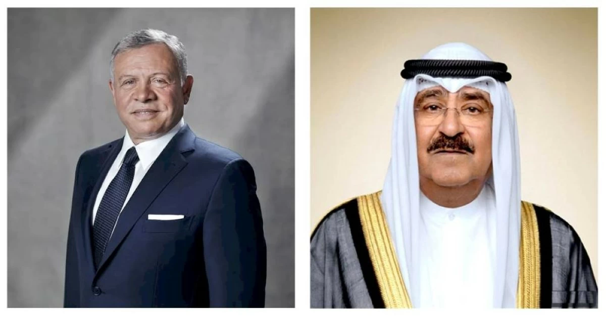 العاهل الأردني وأمير الكويت يبحثان هاتفيا الأوضاع في المنطقة