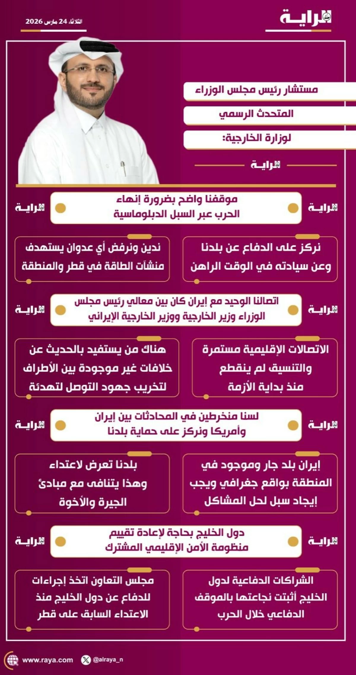 صوره – تصريحات مستشار رئيس مجلس الوزراء المتحدث الرسمي لوزارة الخارجية خلال الإحاطة الأسبوعية