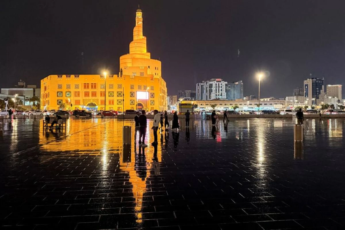 صوره – هطلت أمطار الخير على دوحة الخير حاملة معها البشرى.