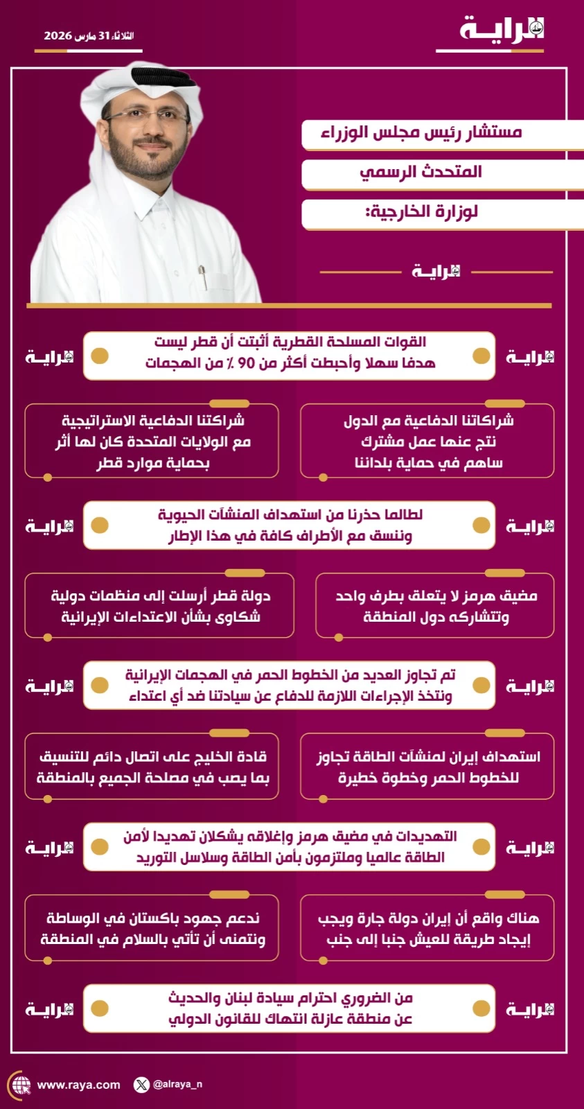 صوره – مستشار رئيس مجلس الوزراء والمتحدث الرسمي لوزارة الخارجية