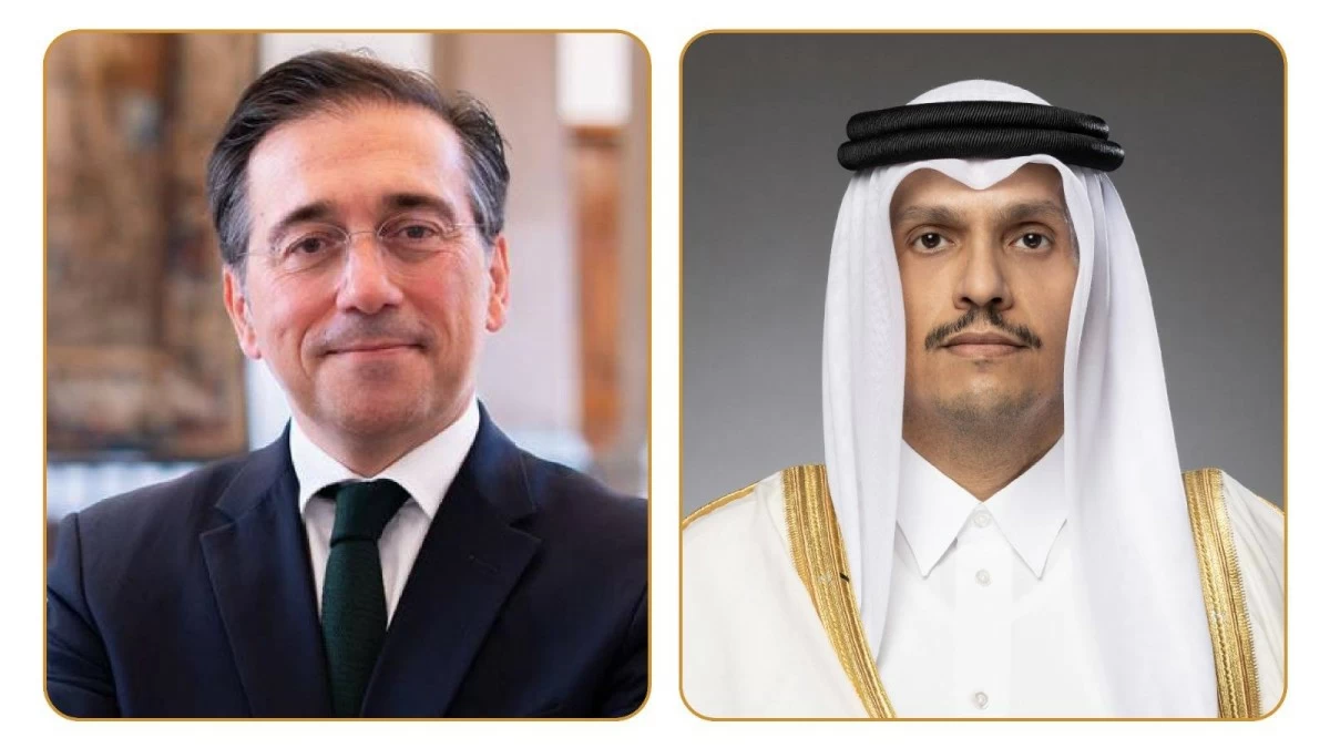 رئيس مجلس الوزراء وزير الخارجية يتلقى اتصالا هاتفيا من وزير الخارجية والاتحاد الأوروبي والتعاون الإسباني