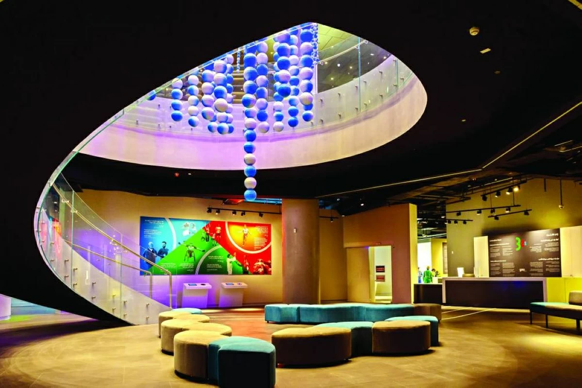 صوره – متحف قطر الأولمبي والرياضي 1 – 2 – 3 يسلط الضوء على مسيرة تطور الرياضة في قطر واهتمام الدولة بها.