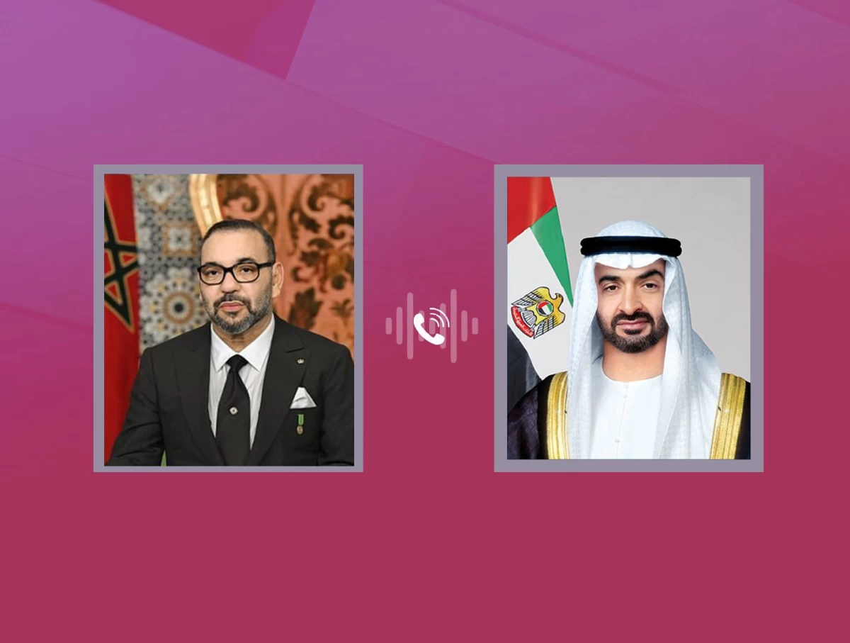 الرئيس الإماراتي والعاهل المغربي يبحثان هاتفيا تطورات الأوضاع في منطقة الشرق الأوسط