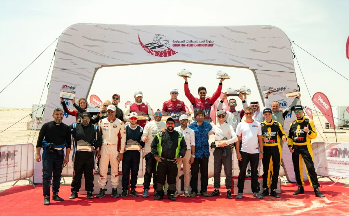 اختتام الجولة الأولى من بطولة قطر للسباقات الصحراوية لفئة 'باها 1'