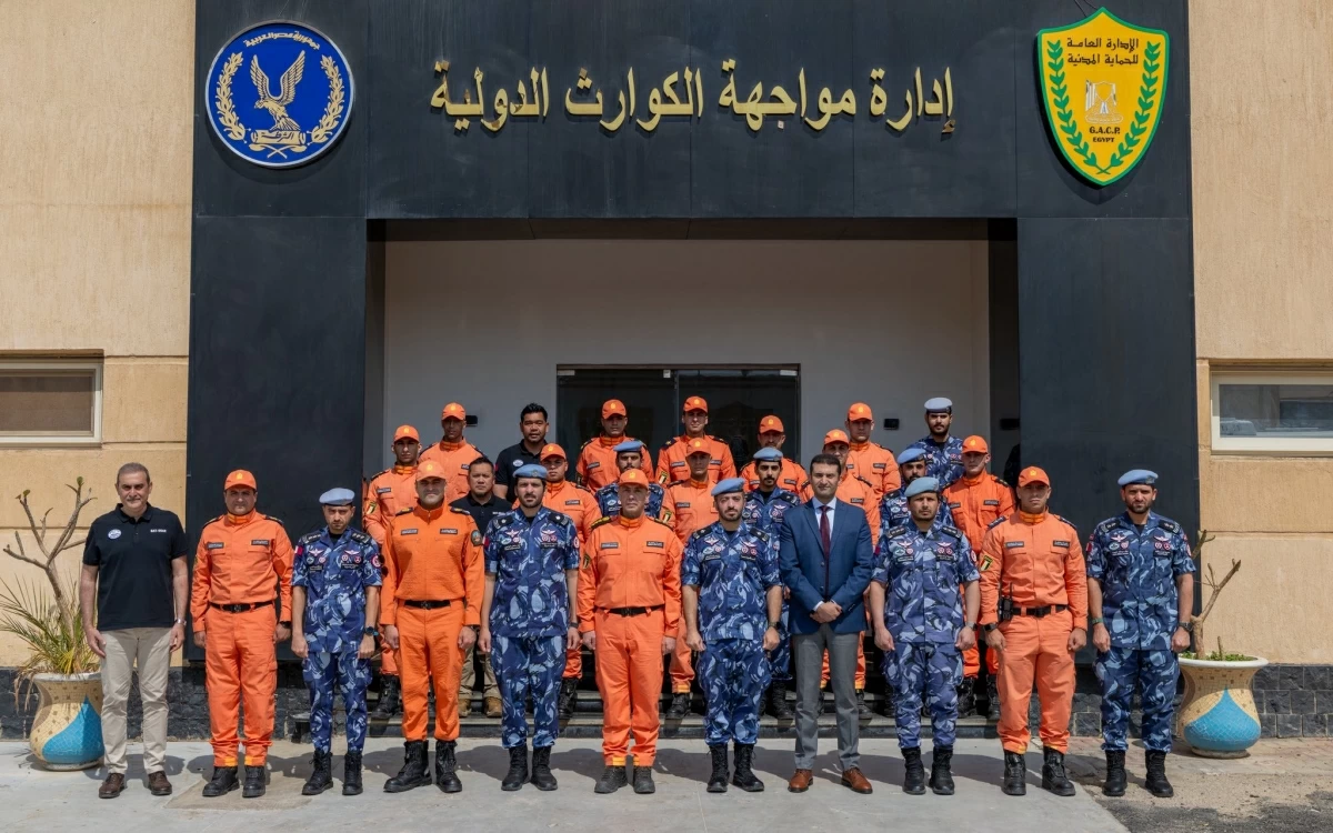 فريق البحث والإنقاذ القطري يدعم جاهزية المنتخب المصري للحصول على التصنيف الدولي