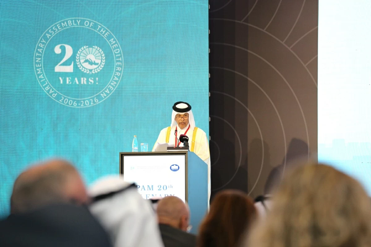 رئيس مجلس الشورى يؤكد أمام قمة برلمانات البحر الأبيض المتوسط ​​في الجبل الأسود دعم قطر للدبلوماسية والحلول السلمية