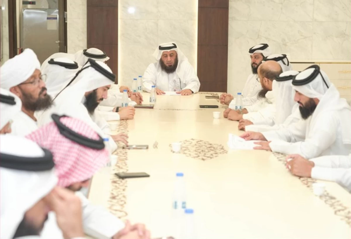 الوحدة الشرعية ببعثة الحج القطرية تعقد اجتماعا تنسيقيا مع المرشدين الشرعيين المرافقين للحملات الوحدة الشرعية ببعثة الحج القطرية تعقد اجتماعا تنسيقيا مع المرشدين الشرعيين المرافقين للحملات