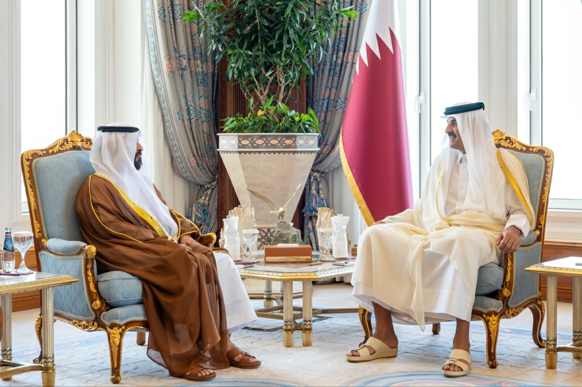 سمو الأمير يتسلم أوراق اعتماد سفيري الإمارات ونيجيريا