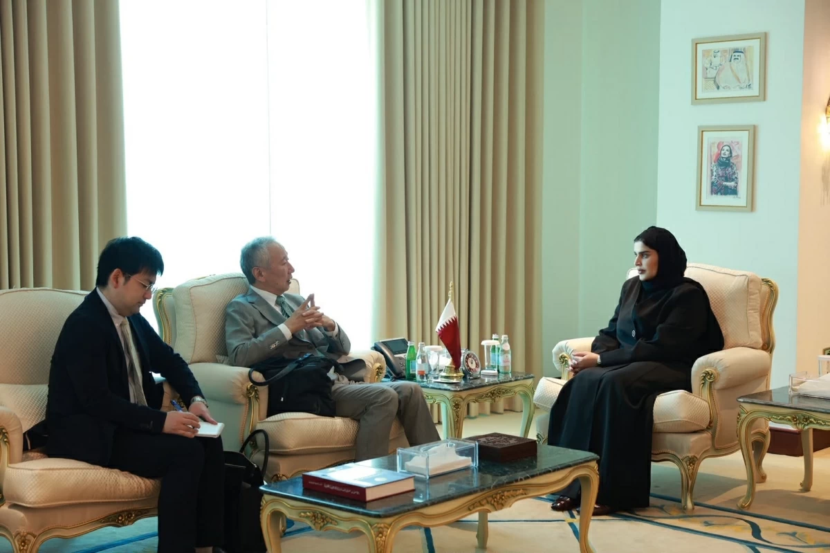 وزير الدولة للتعاون الدولي يجتمع مع المساعد الخاص لوزير الخارجية الياباني والسفير المكلف بالمساعدة في إعادة إعمار قطاع غزة