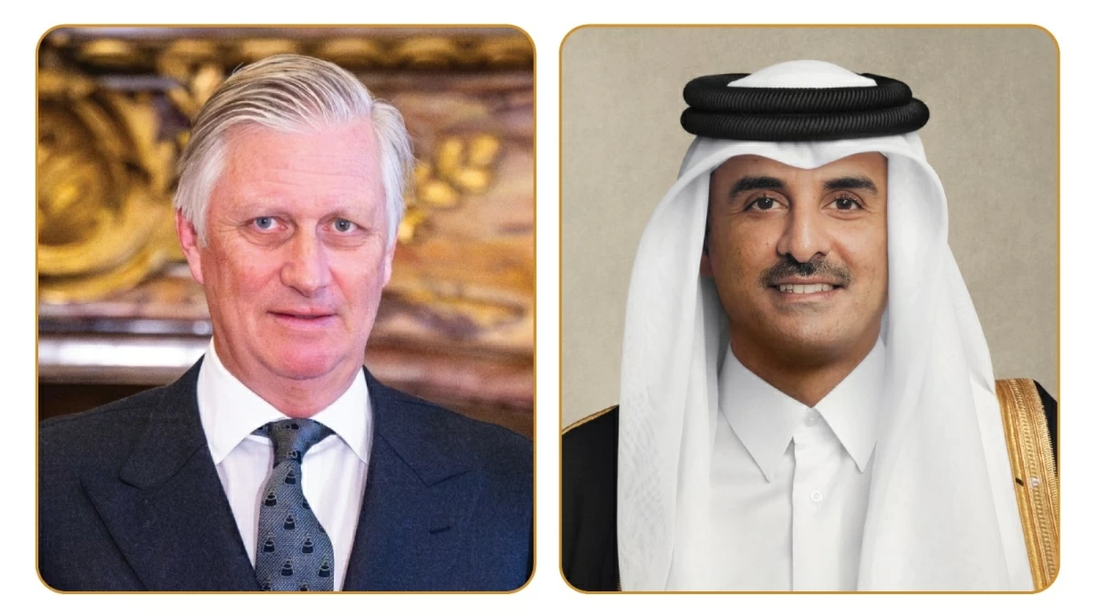 سمو الأمير يتلقى اتصالا هاتفيا من ملك بلجيكا