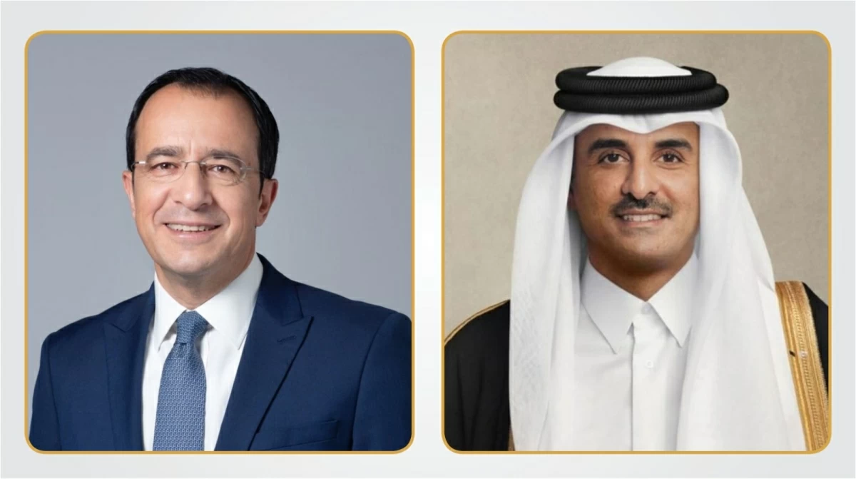سمو الأمير يتلقى اتصالا هاتفيا من الرئيس القبرصي