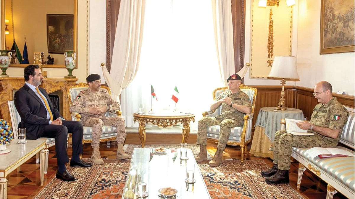 الكويت وإيطاليا تبحثان سبل تعزيز الاستقرار في المنطقة الكويت وإيطاليا تبحثان سبل تعزيز الاستقرار في المنطقة
