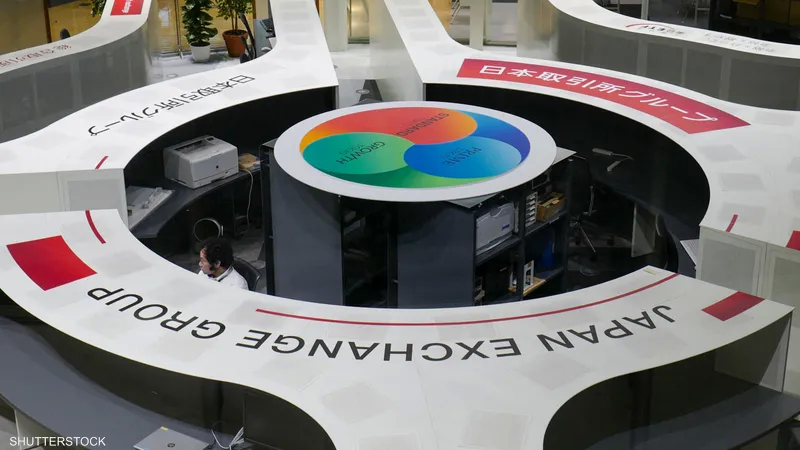 AI stocks fall in Tokyo Stock Exchange