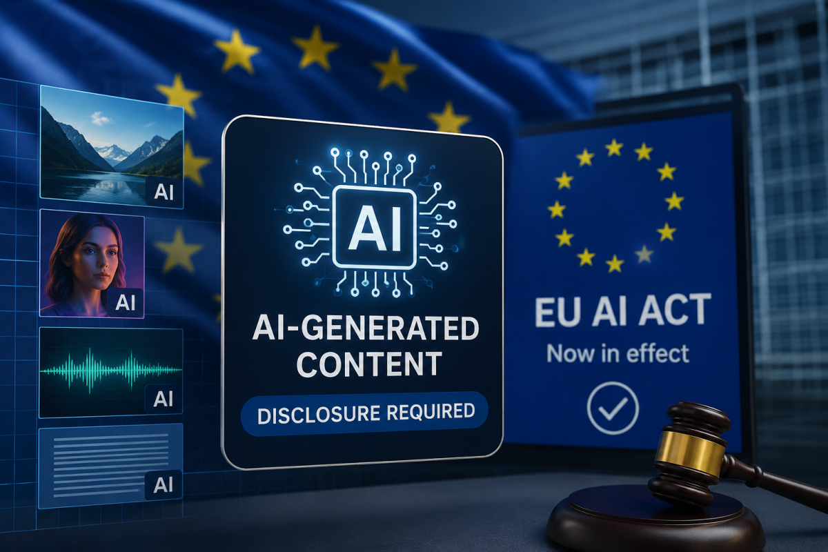 The European Union begins implementing rules to differentiate AI-generated content